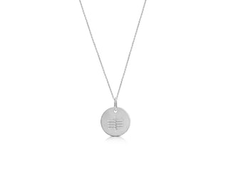 Sterling Silver Ogham Necklace