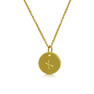 Gold Ogham Necklace