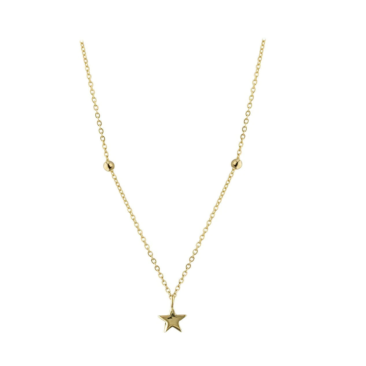 9ct Gold Petite Star Necklace