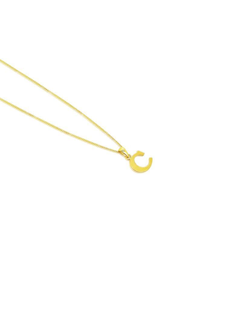 Ór Collection 9ct Gold 'C' Initial Necklace
