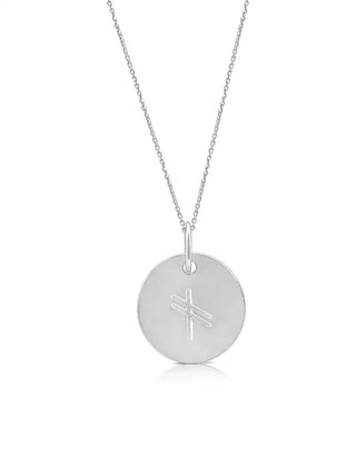 Sterling Silver Ogham Necklace